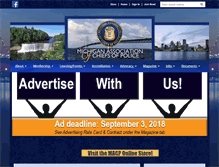 Tablet Screenshot of michiganpolicechiefs.org